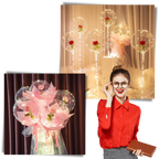 Beautiful Rose LED Balloon