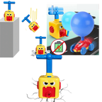Balloon car toy launcher