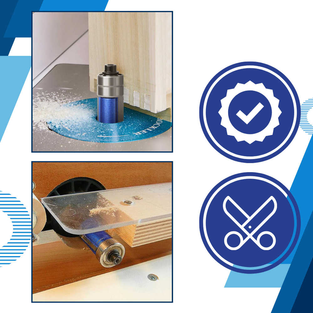 Anti-Kick Router Bits For Wood