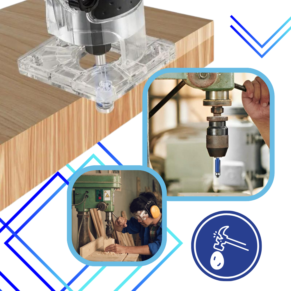 Anti-Kick Router Bits For Wood