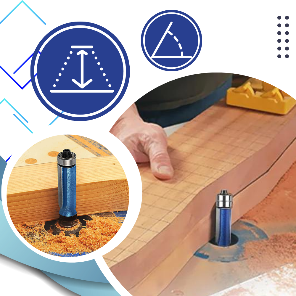 Anti-Kick Router Bits For Wood