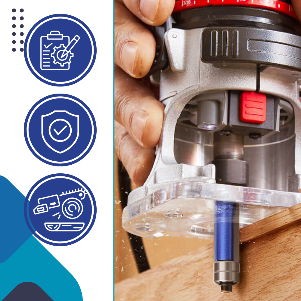 Anti-Kick Router Bits For Wood